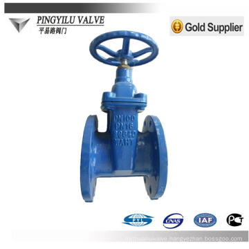 [PYL]MADE IN CHINA rubber disc ductile iron body stem gate valve for water